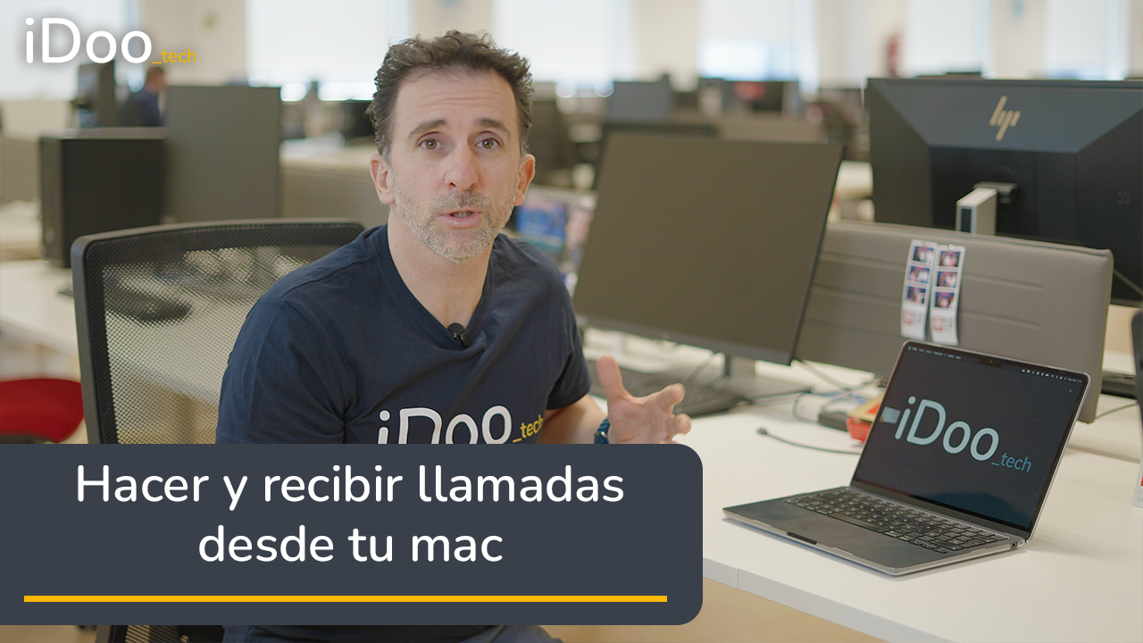 ¿Cómo recibir y hacer llamadas desde el Mac?