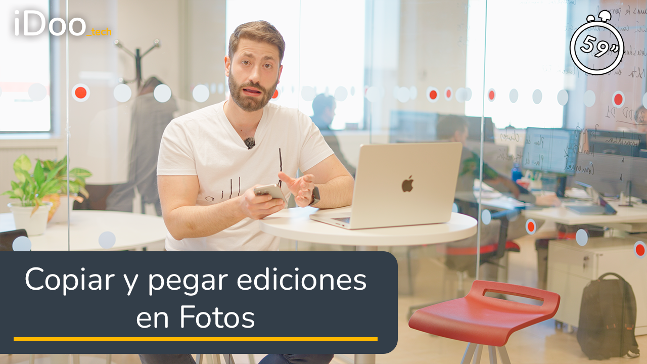 Copiar y pegar ediciones en Fotos