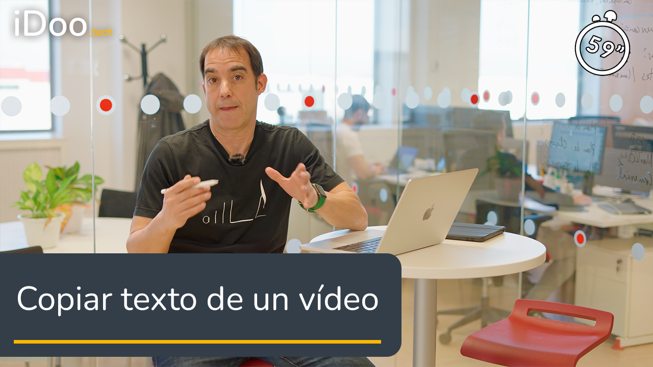 Copiar texto de un video