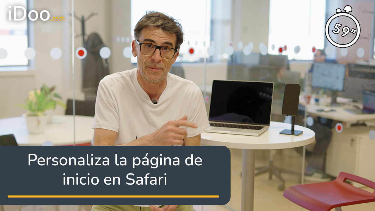 Personalizar la página de inicio en Safari