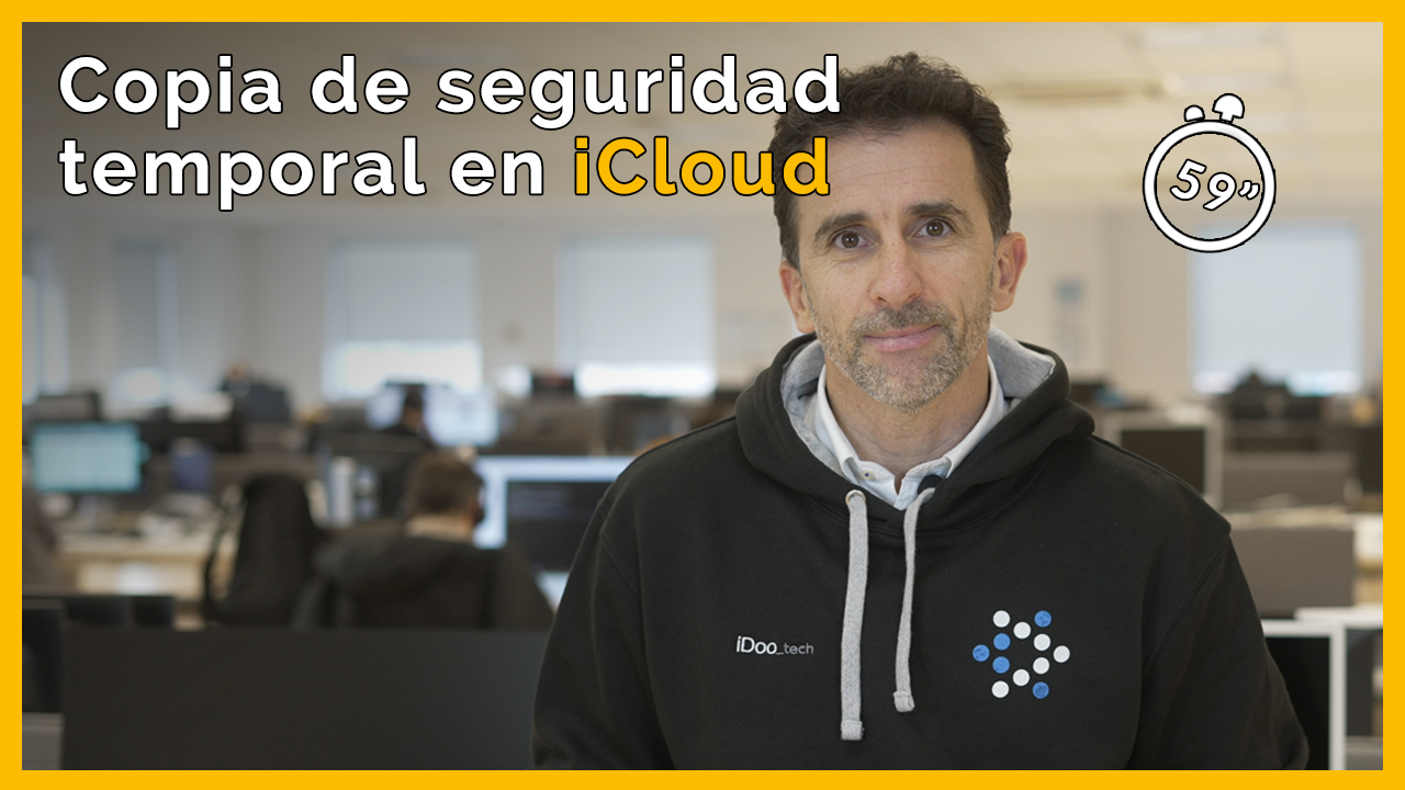 ¿Cómo hacer una copia de seguridad temporal en iCloud?
