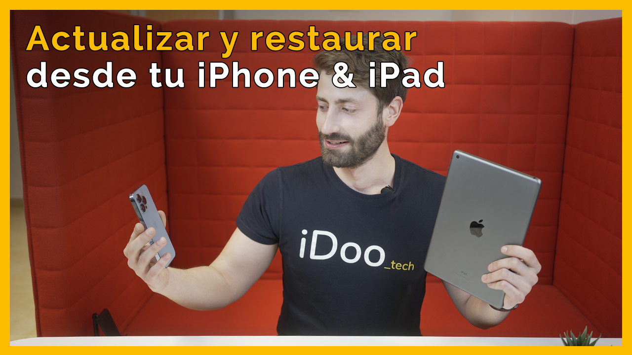 ¿Cómo actualizar y restaurar iPhone &amp; iPad desde el iPhone o iPad? 
