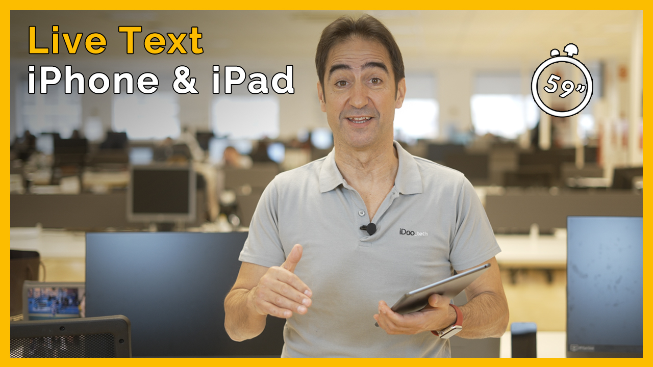 Live text. Reconoce textos desde imágenes con tu camara del iphone o ipad