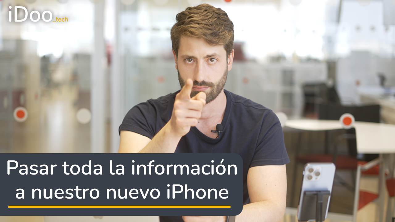 ¿Cómo pasar toda la informacion y datos de iPhone a iPhone?