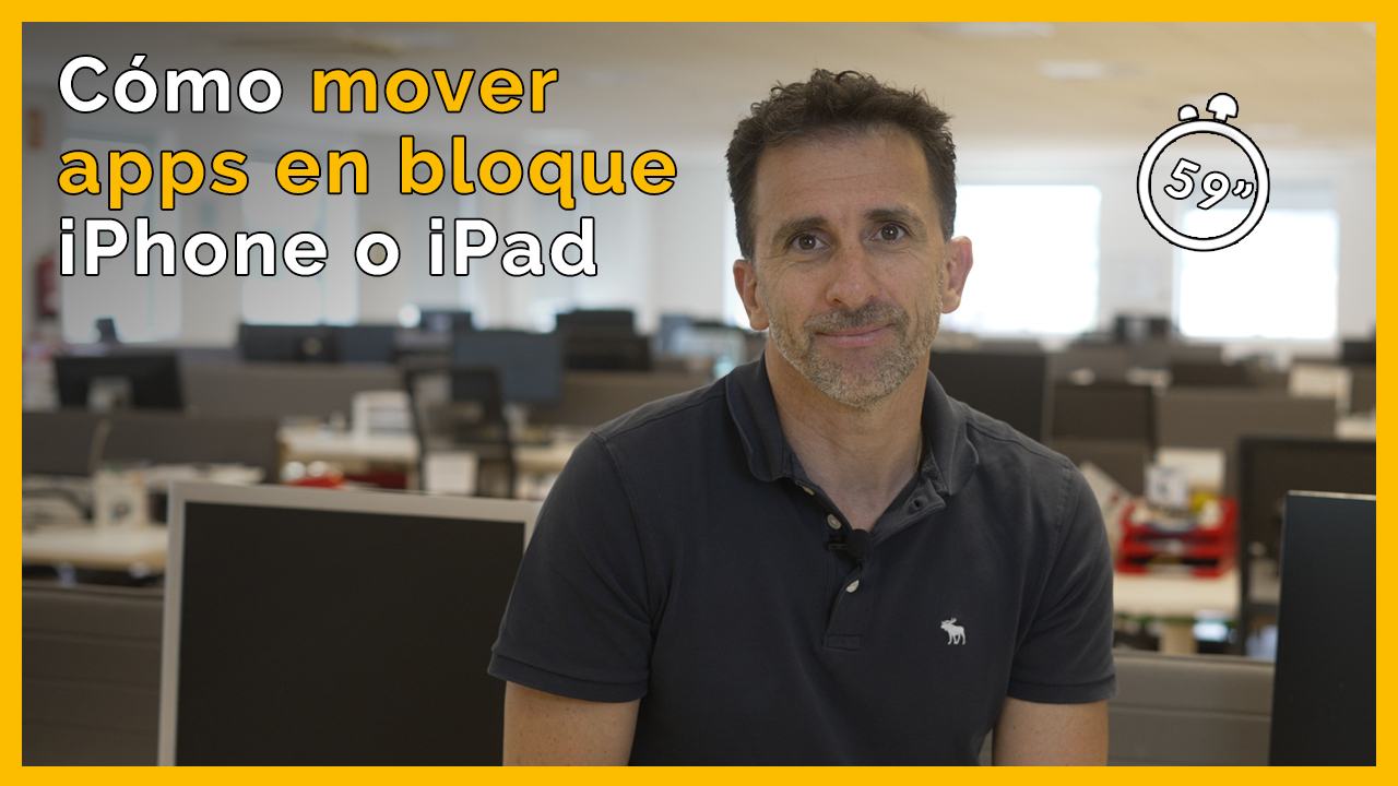 Cómo organizar tu pantalla moviendo apps en bloque en tu iPhone o iPad?