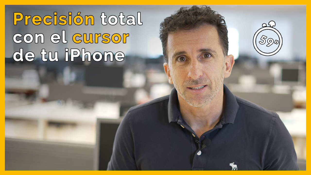Precisión total con el cursor de tu iPhone o iPad