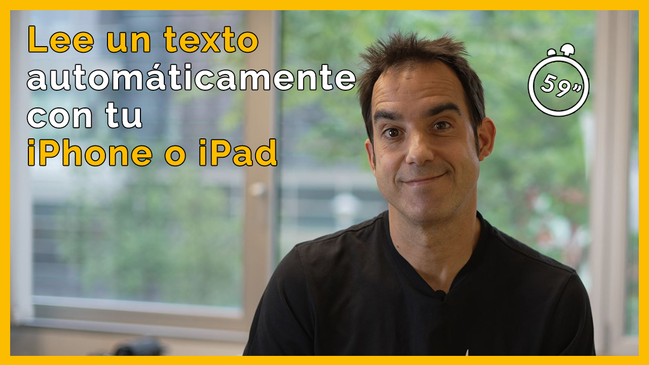 Lee un texto automáticamente con tu iPhone o iPad 