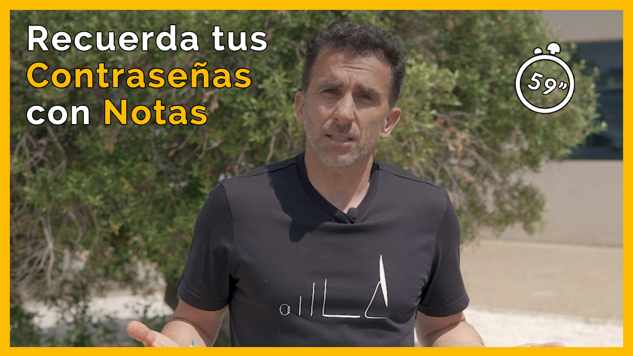 Recuerda todas tus contraseñas con Notas