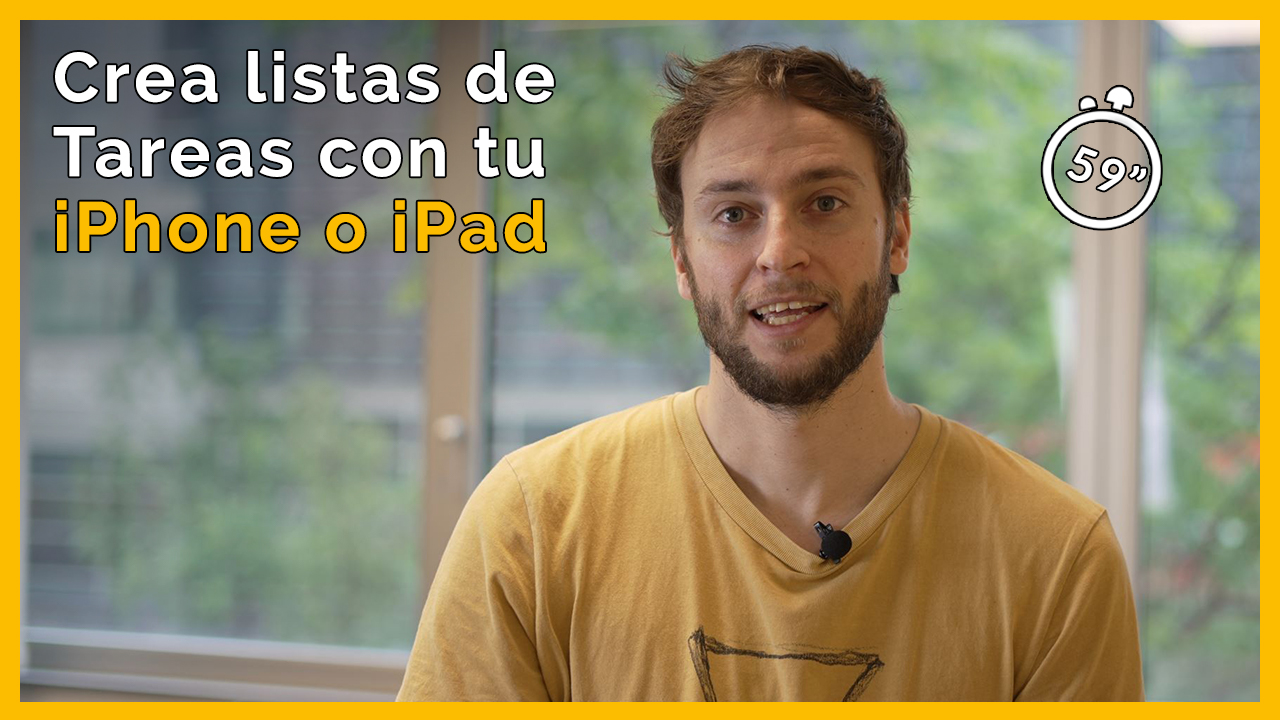 Crea listas de tareas en tu iPhone o iPad