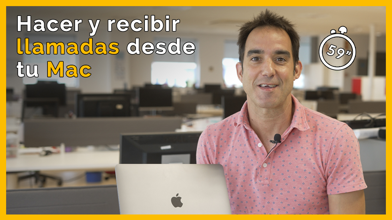 Hacer y recibir llamadas desde tu Mac